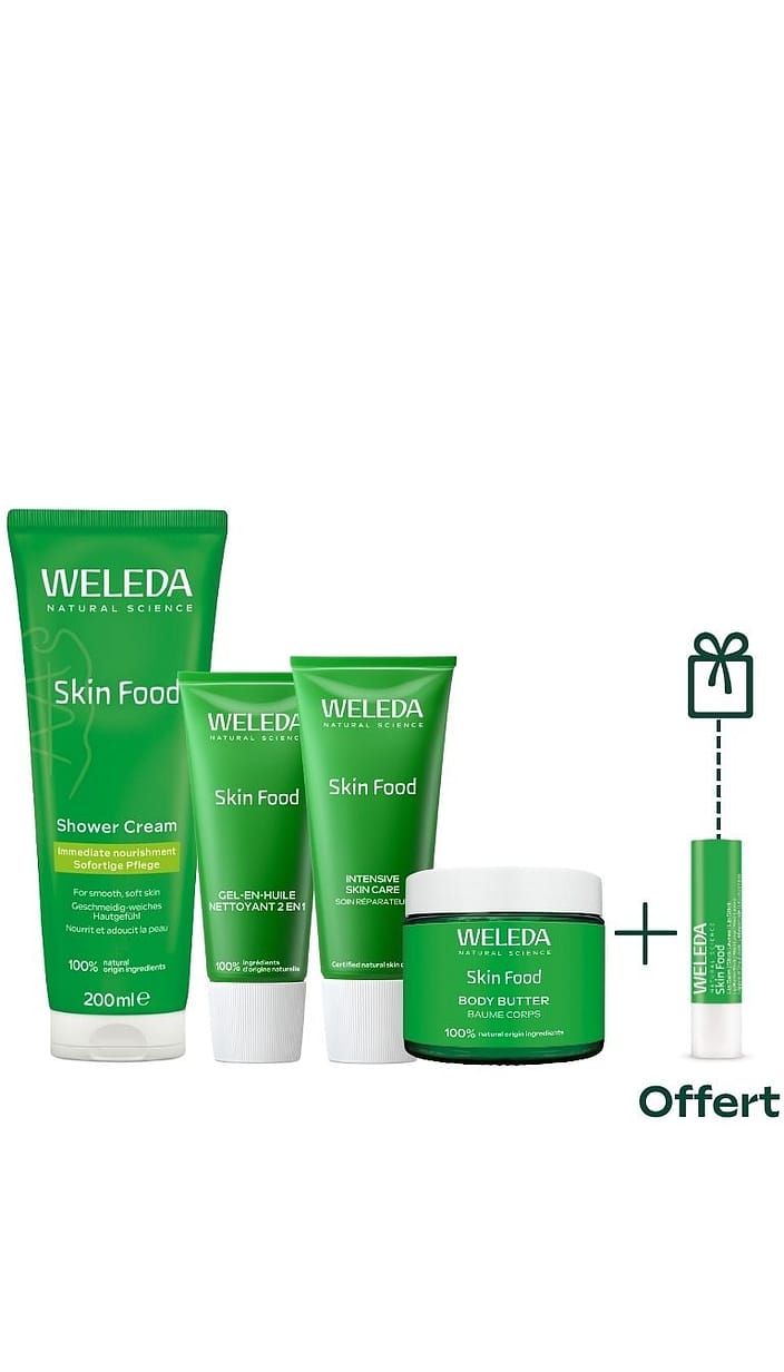 Routine nourrissante Skin Food - Stick Lèvres offert - 1