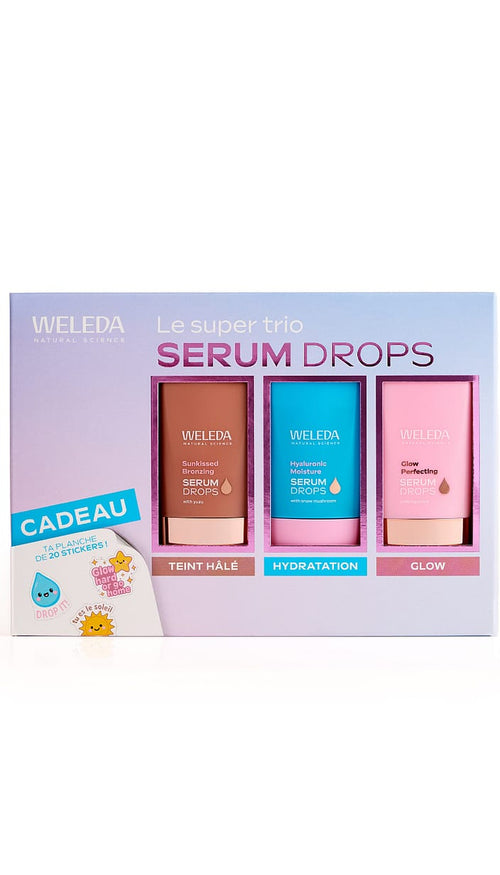 Coffret trio SERUM DROPS - Stickers offerts - 1